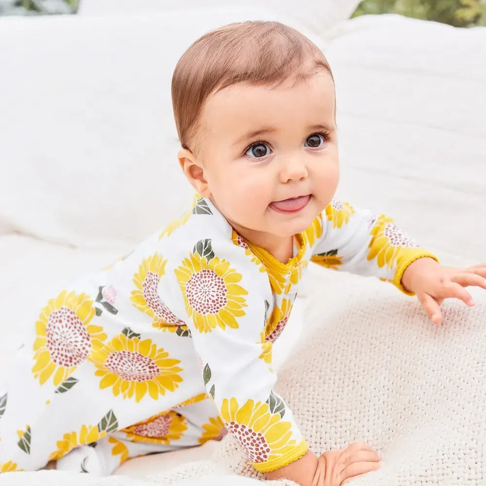 Grenouillère en Coton Carter's - Tournesol Jaune