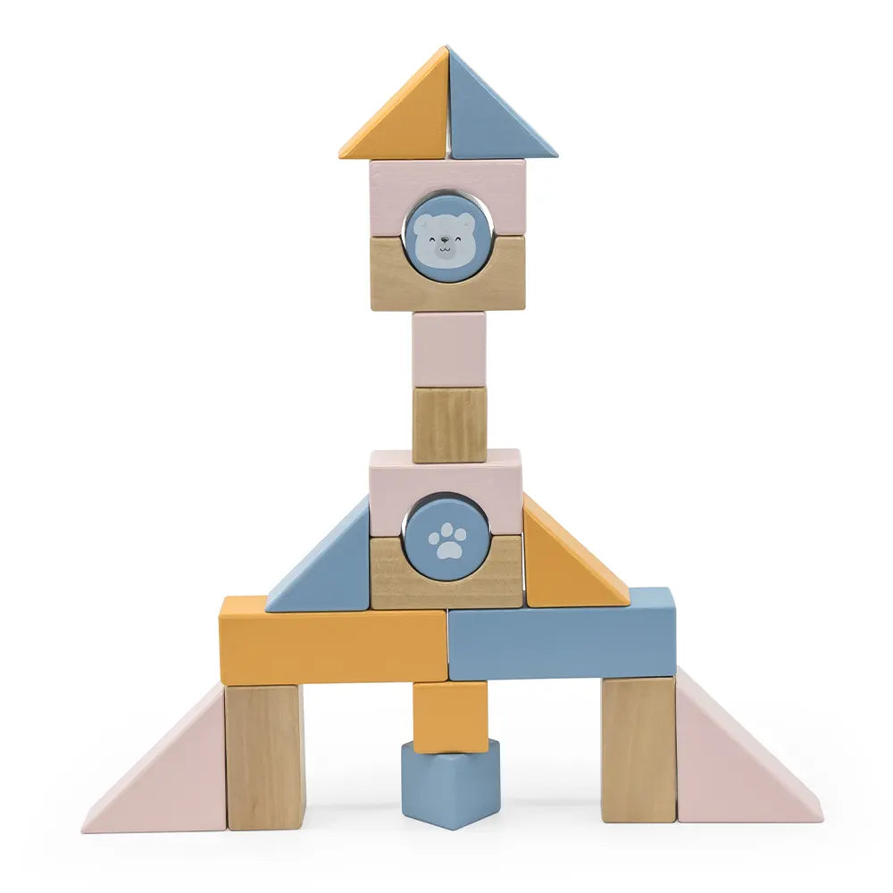 Viga Toys PolarB Chariot à Tirer avec Blocs 18M+