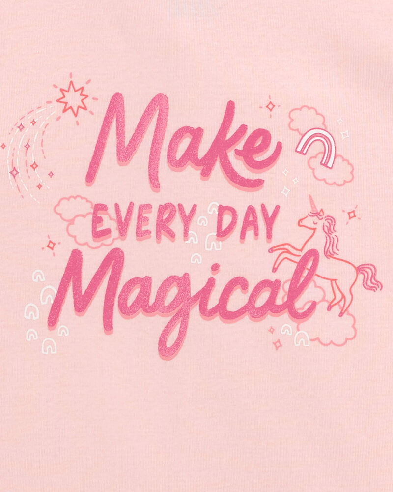 Pyjama 4 Pièces en Coton Carter's - Licorne Rose