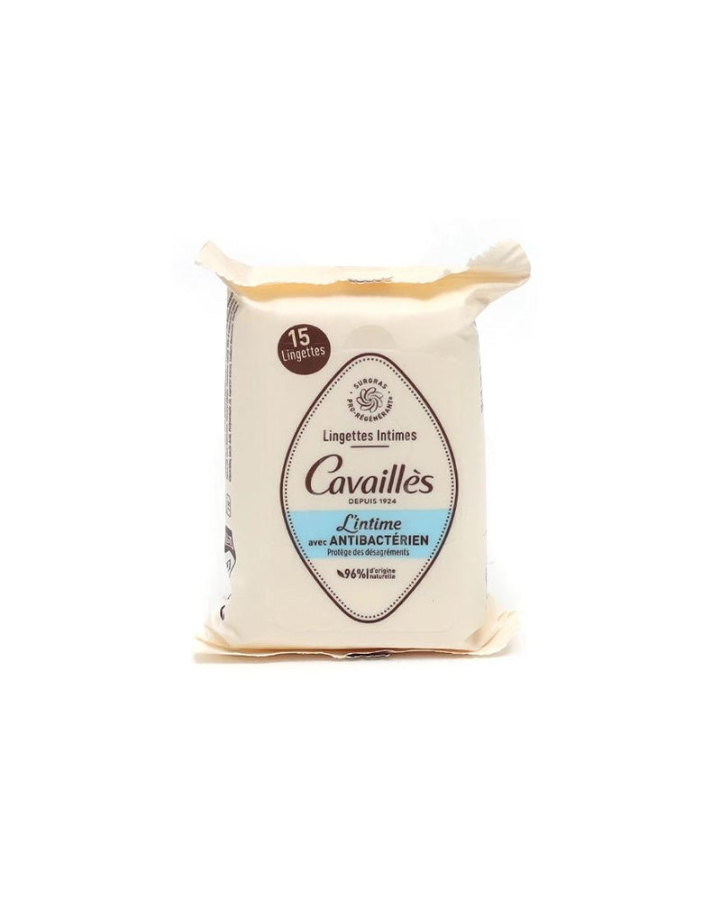 Rogé Cavaillès Lingettes Intime Anti-Bacterien - 15 Unités