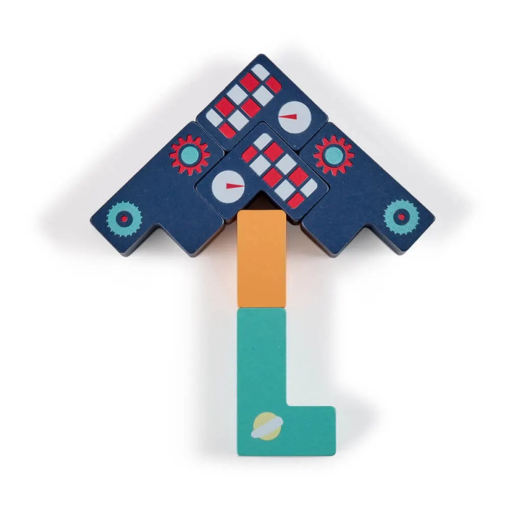 لعبة لودوس تيتريمينوس الخشبية من نوع تتريس - 3A+