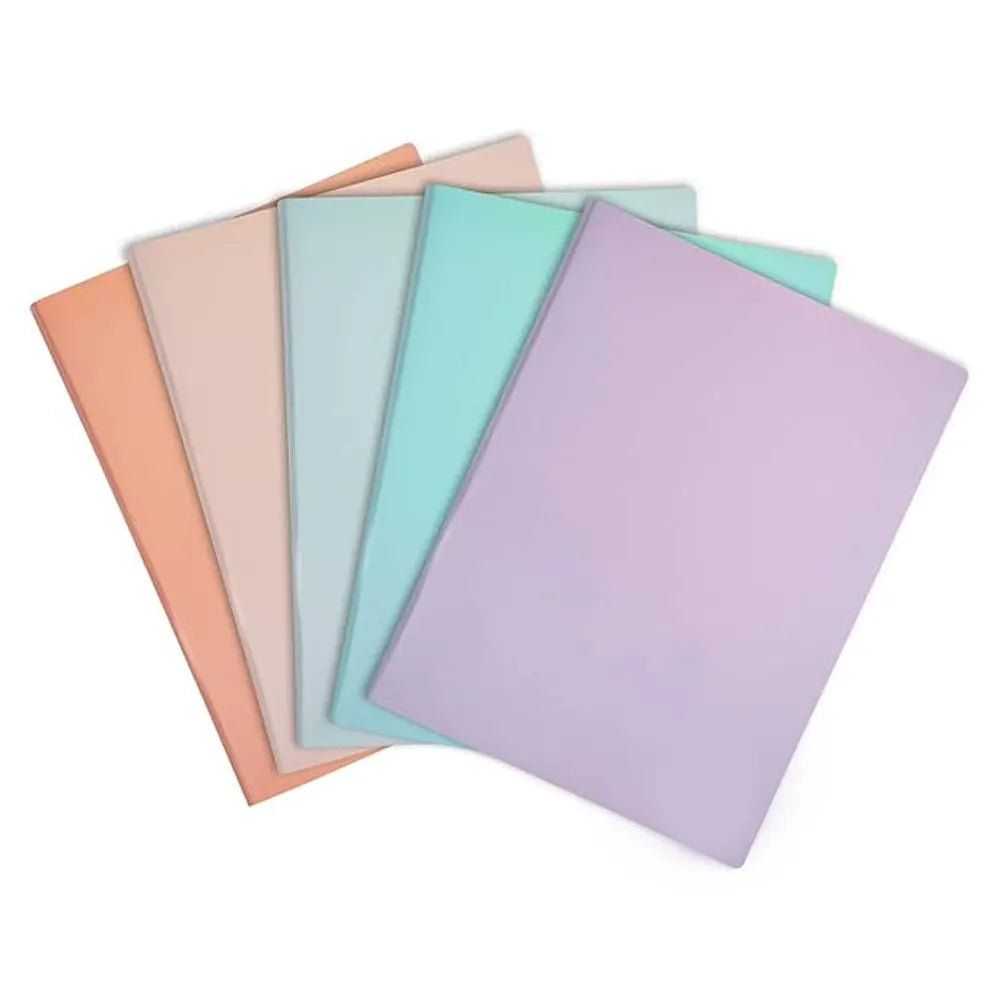 Reinyom Portfolio Protège-documents 100 vues - Couleurs Pastel Aléatoires