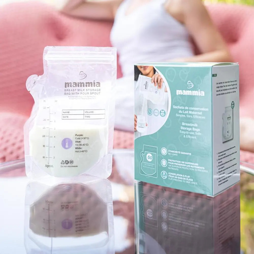 Mammia 50 Sachets de Conservation du Lait Maternel
