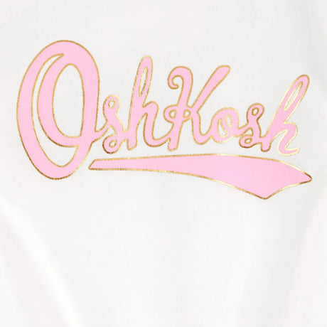 T-shirt à Nouer avec Logo OshKosh Fille - Ivoire