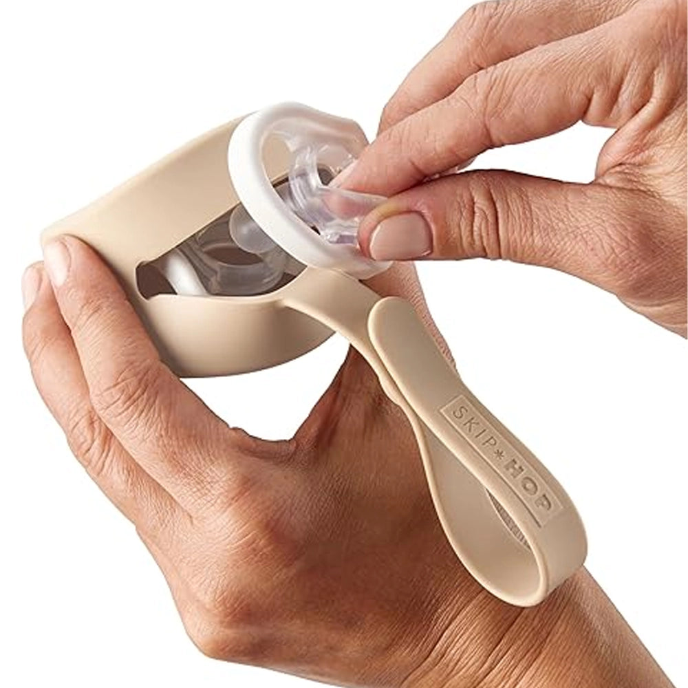 Skip Hop Porte-Tétine en Silicone - Avoine