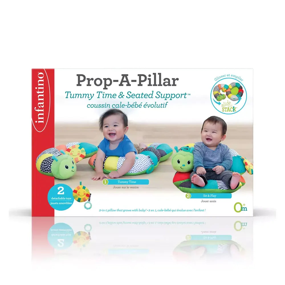 انفانتينو وسادة للأطفال قابلة للتعديل 2 في 1 للأطفال من عمر 0 شهر فما فوق