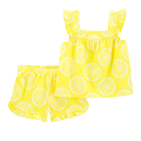 Ensemble Pyjama 2 Pièces Carter's - Citron Jaune