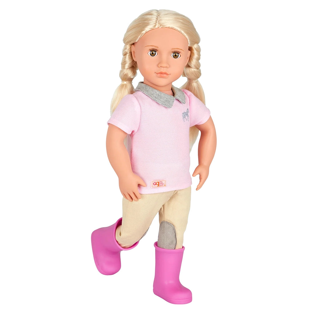 Our Generation Posable Horseback Riding Doll & Storybook 46cm 3Y+ - Tamera