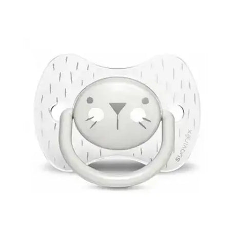 Suavinex Sucette Premium avec Tétine Symétrique en Silicone - 6/18M