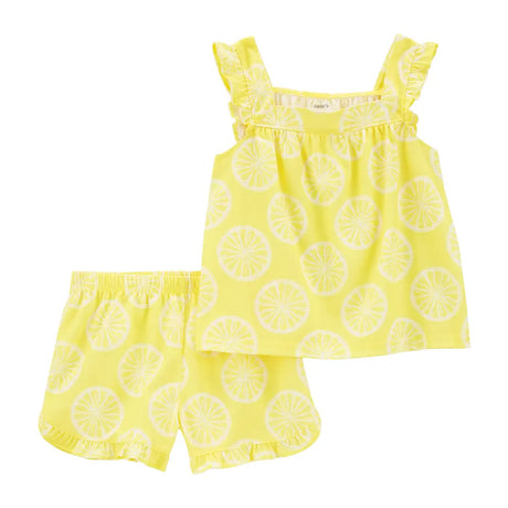 Ensemble Pyjama 2 Pièces Carter's - Citron Jaune