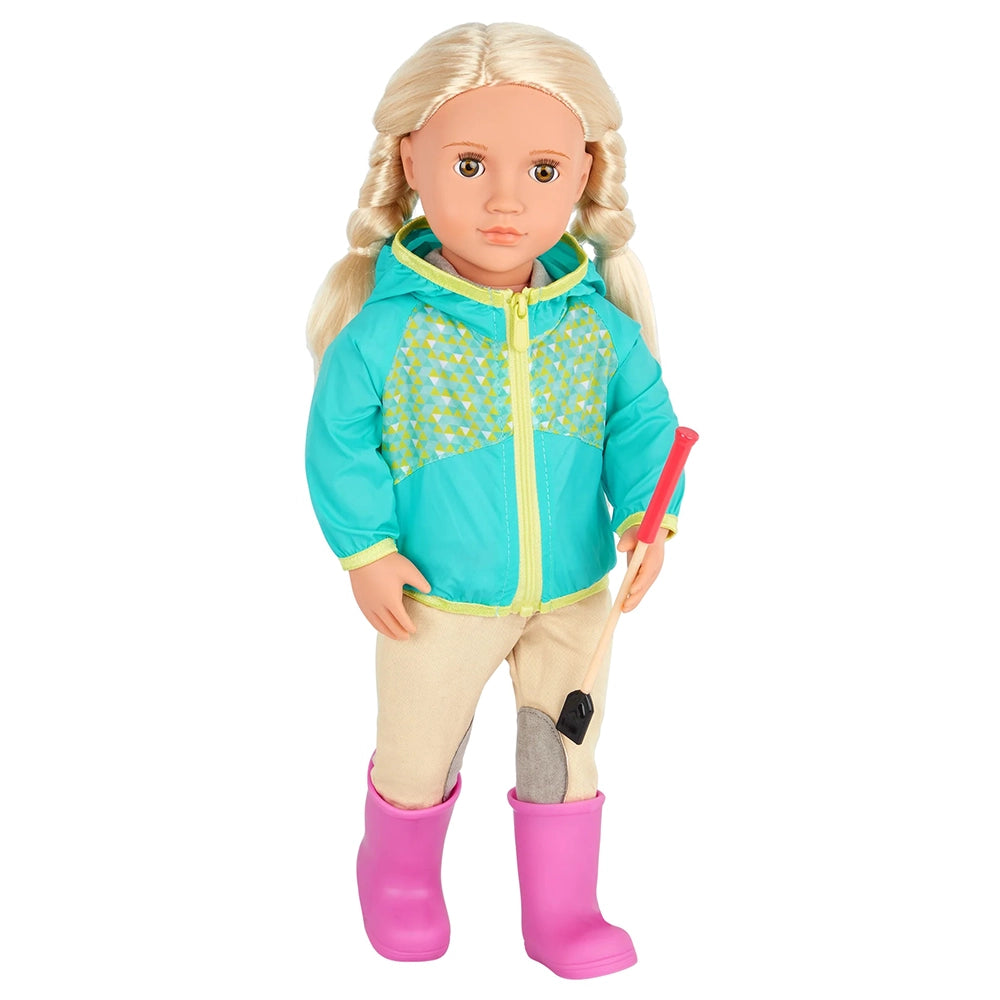Our Generation Posable Horseback Riding Doll & Storybook 46cm 3Y+ - Tamera
