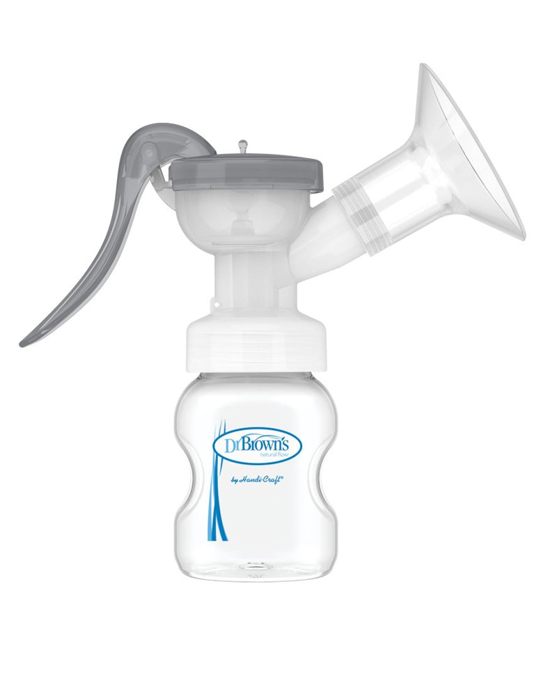 Dr. Brown's Tire-lait Manuel avec Protection en Silicone SoftShape™ et Biberon à Col Large 150ml