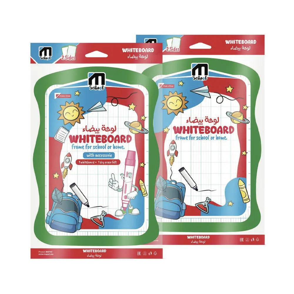 M.School Whiteboard 30 x 20 cm – Random Colors