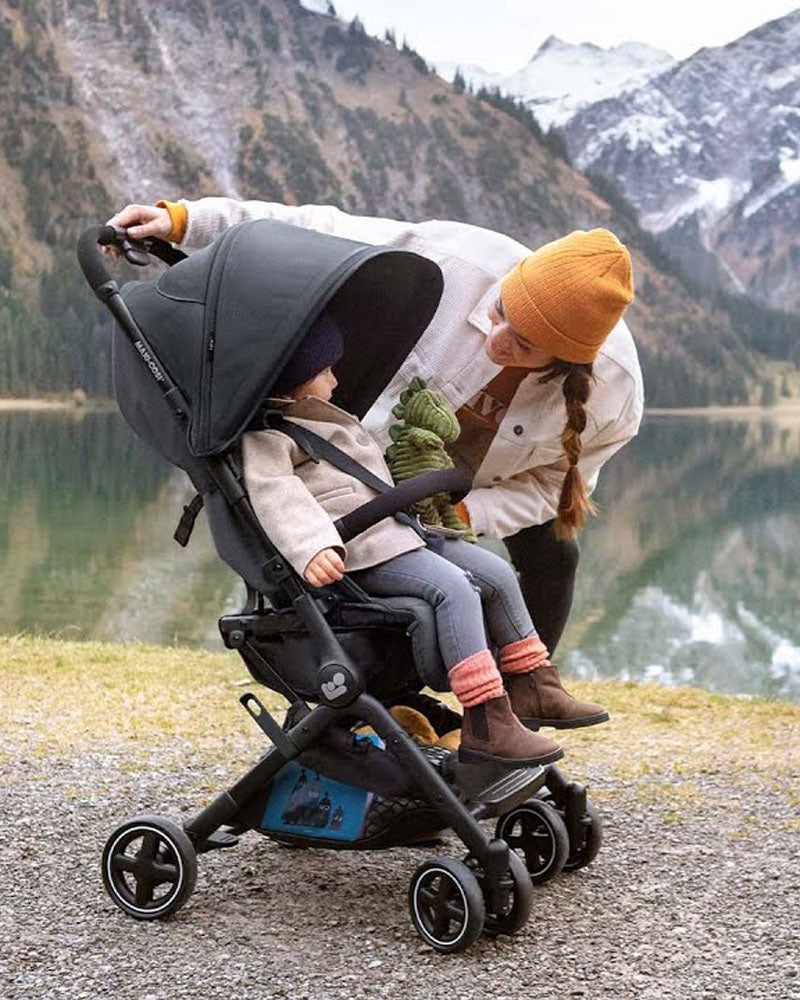 Maxi-cosi Pack Poussette Lara 2 Duo Essential Graphite + Siège Auto + Adaptateurs