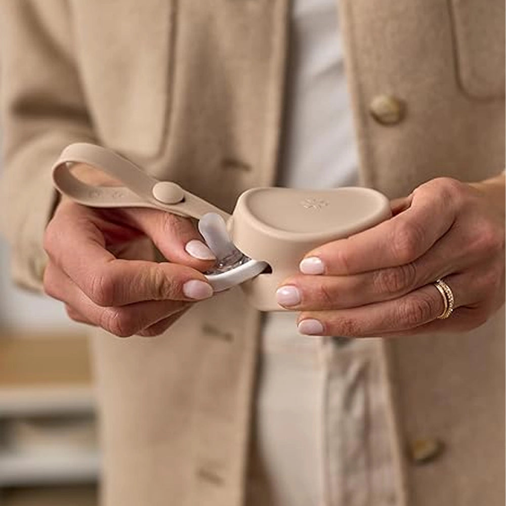 Skip Hop Porte-Tétine en Silicone - Avoine