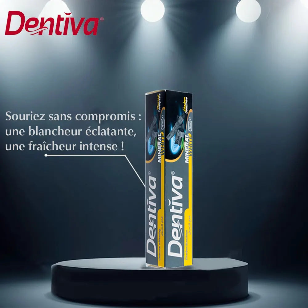 Dentiva Whitening Activated Charcoal Toothpaste – 75ml