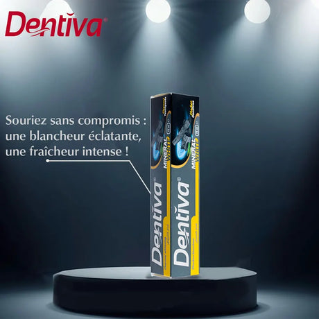 Dentiva Dentifrice au Charbon Actif Blancheur – 75ml