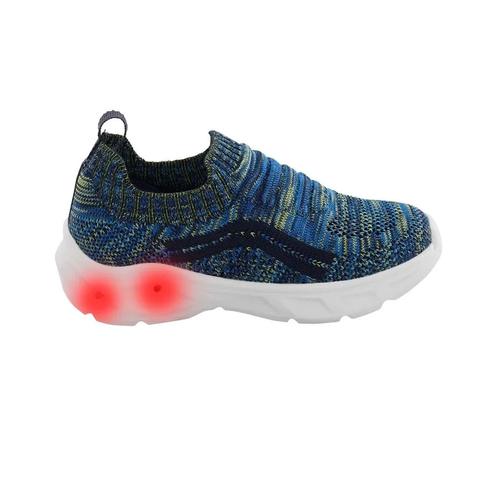 حذاء باليرينا مضيء محبوك من مواد معاد تدويرها كارترز شوز - أزرق