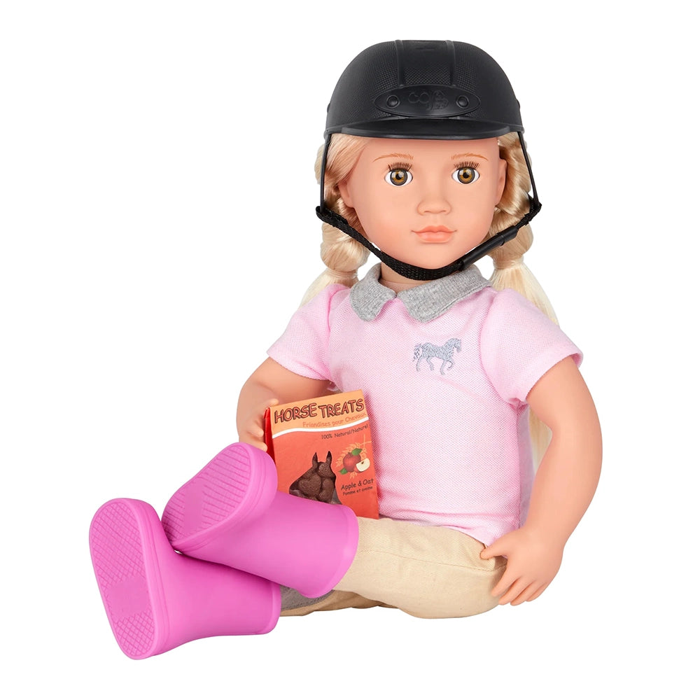Our Generation Posable Horseback Riding Doll & Storybook 46cm 3Y+ - Tamera