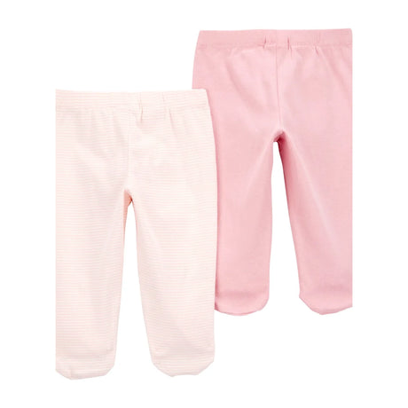 Lot de 2 Pantalons en Coton Bébé Carter's - Rose