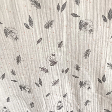 Baby Bulle Gigoteuse Pour Bébé - Feuille Gris & Blanc