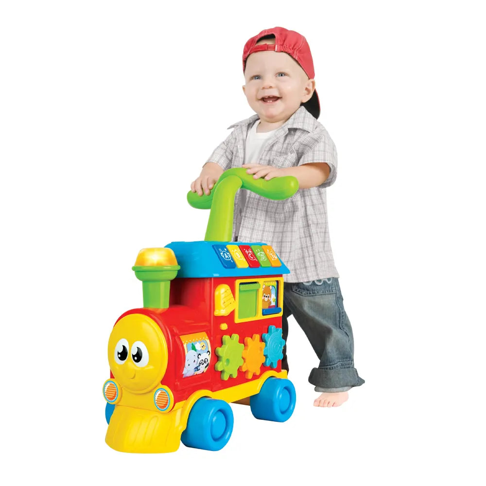 Winfun Train d'apprentissage Walker Ride-On – 12M+