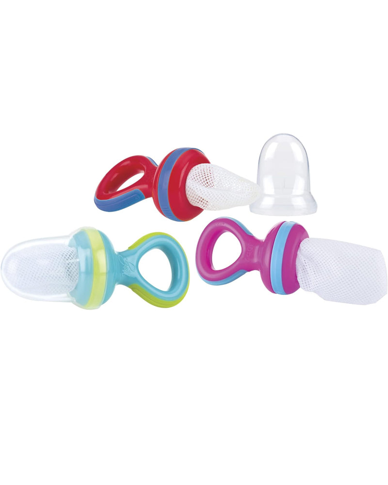 Nûby Grignoteur Nibber pour Fruits & Légumes & Biscuits 6M+ - Rose