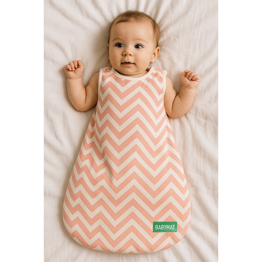 Babymat Gigoteuse Mi Saison - Zig Zag Rose