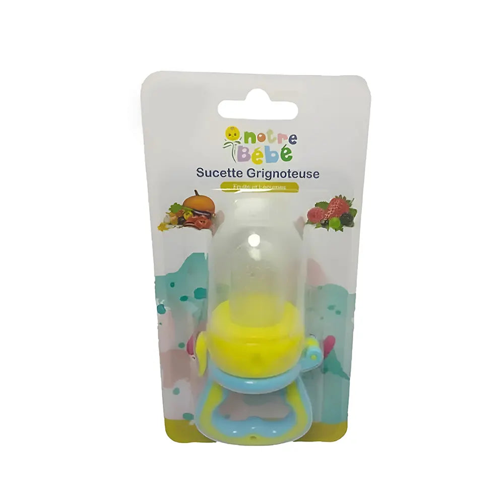 Notre Bebe Chupete Comida Frutas Verduras Mayores 12 meses - Azul