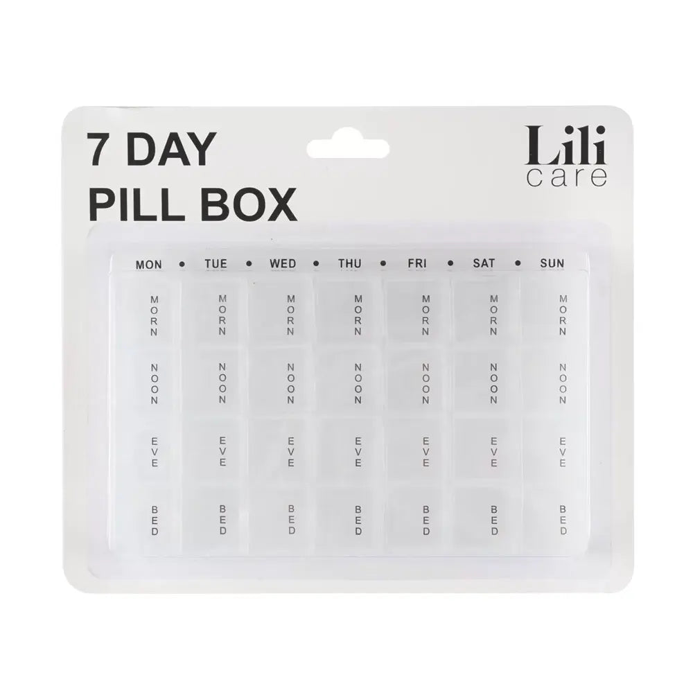 Lili Care GM Weekly Pillbox