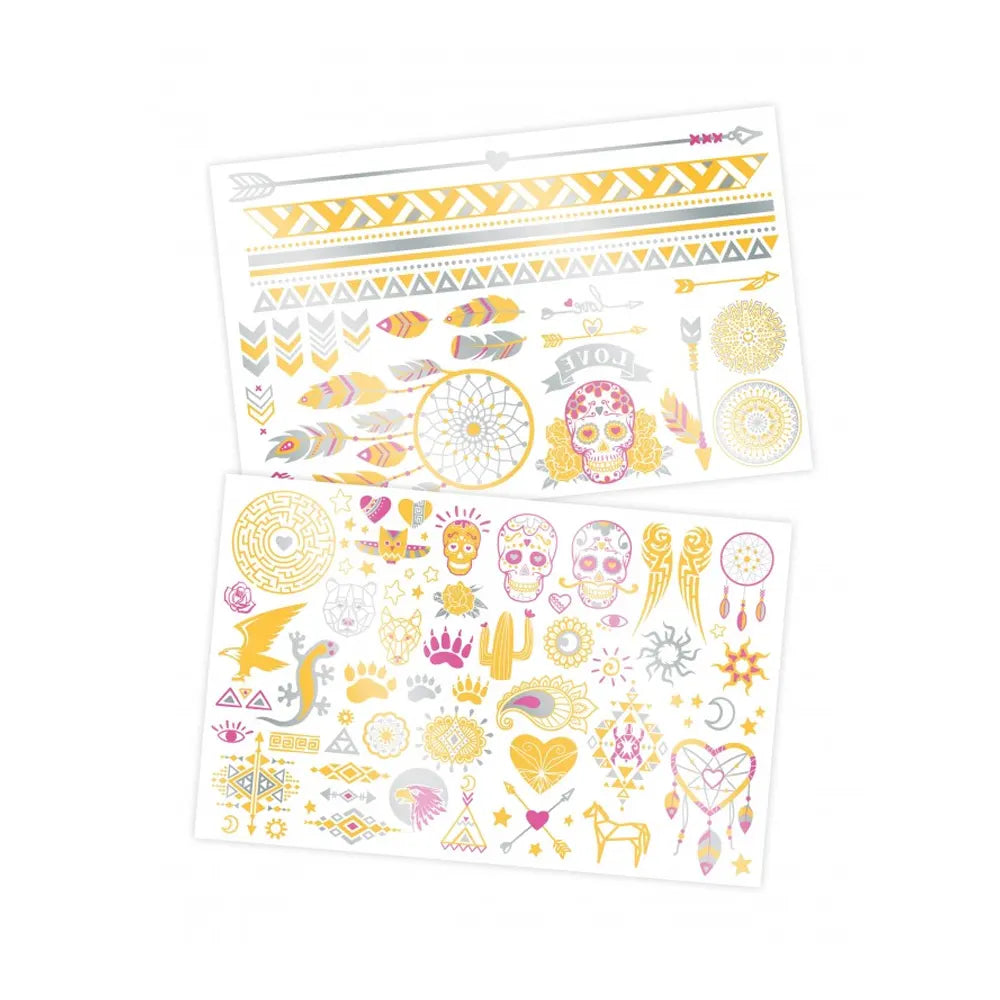 Buki Tatouages Lavables Colorés 8A+