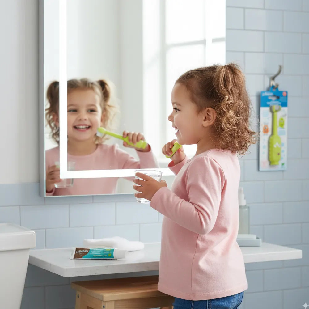 Dr. Brown's Cepillo de Dientes Monstruo 1-4 años – Amarillo