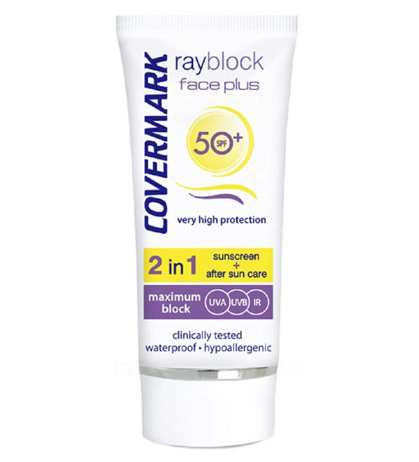 Covermark - Rayblock Face Plus beige teñido SPF50+ - 50 ml