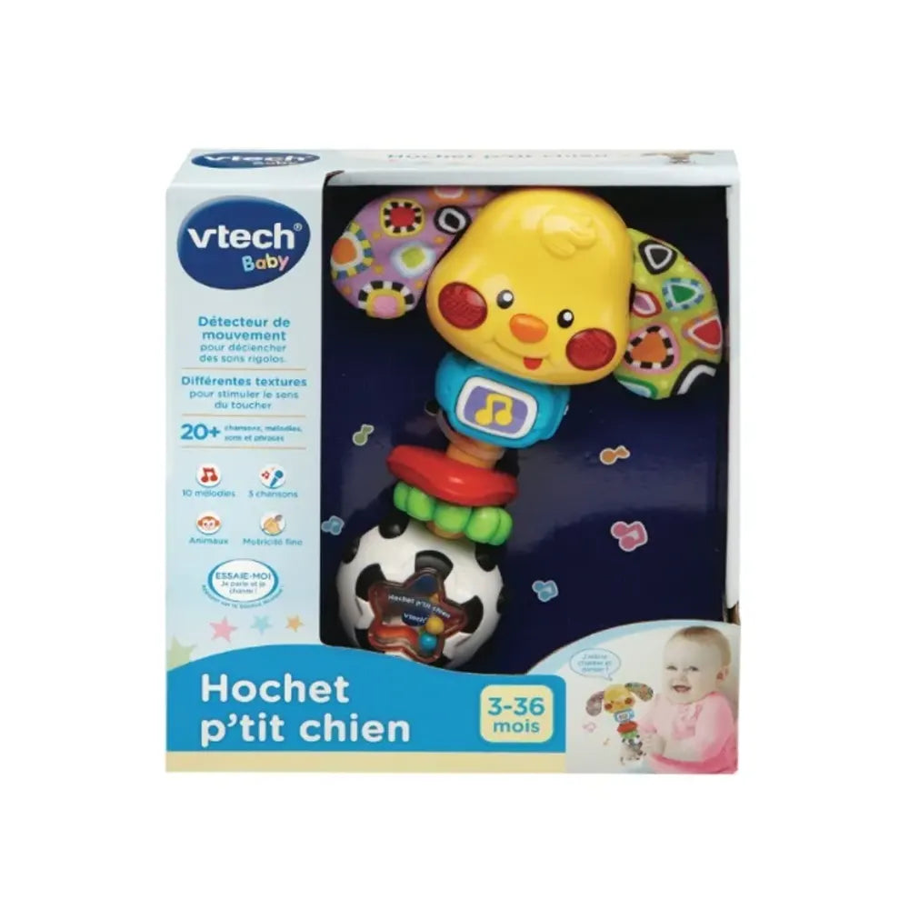 VTech Sonajero Perrito Musical y Luminoso – 3-36M
