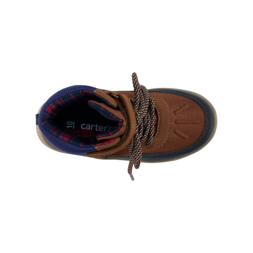 كارترز شوز جزمة عالية الرقبة للمشي - بني