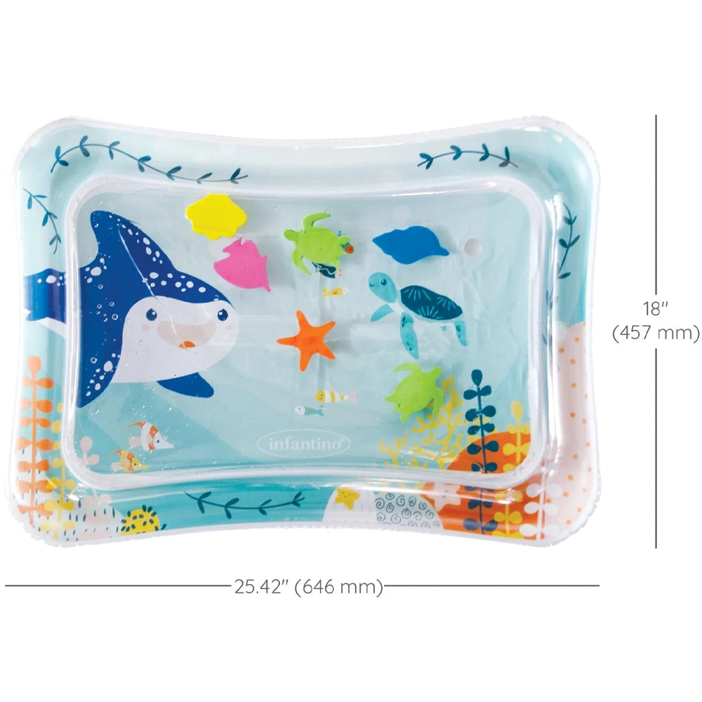 Infantino Grand Tapis D'eau Gonflable Océan - 3M+