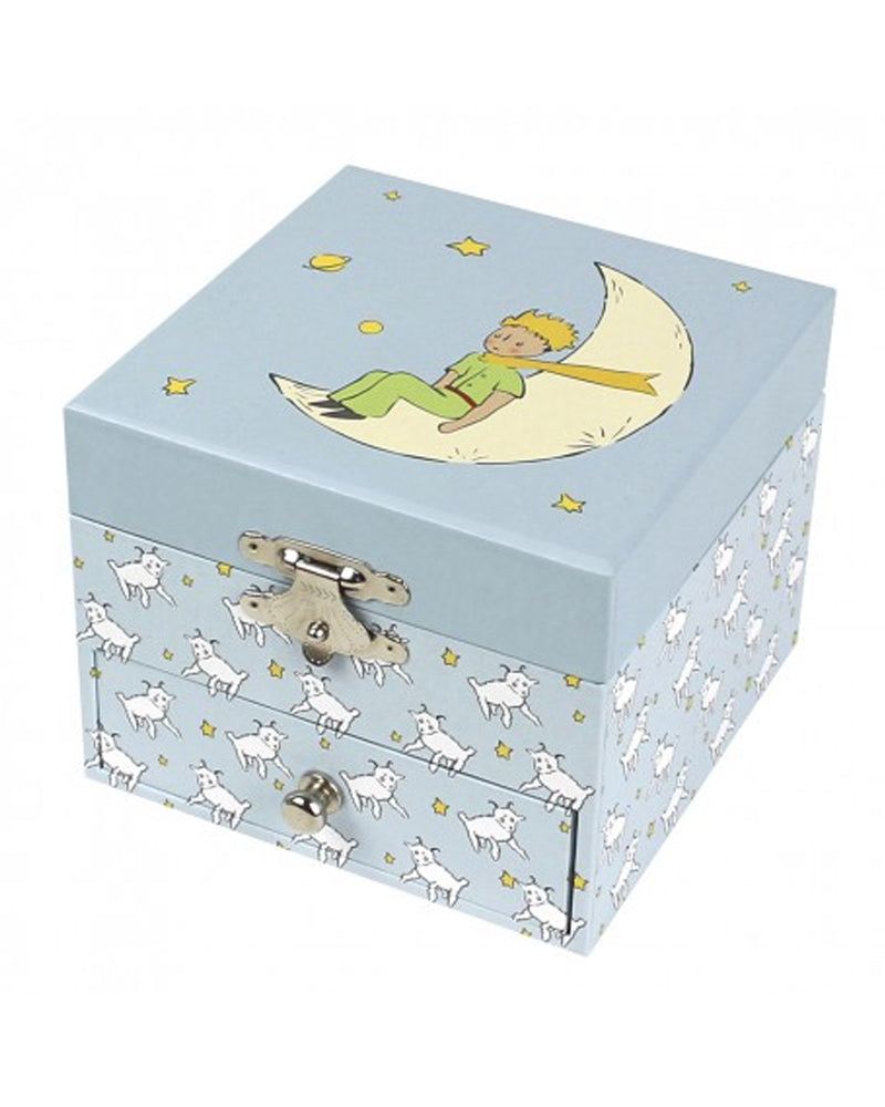Caja de música Trousselier Little Prince Cubo fosforescente - Azul cielo