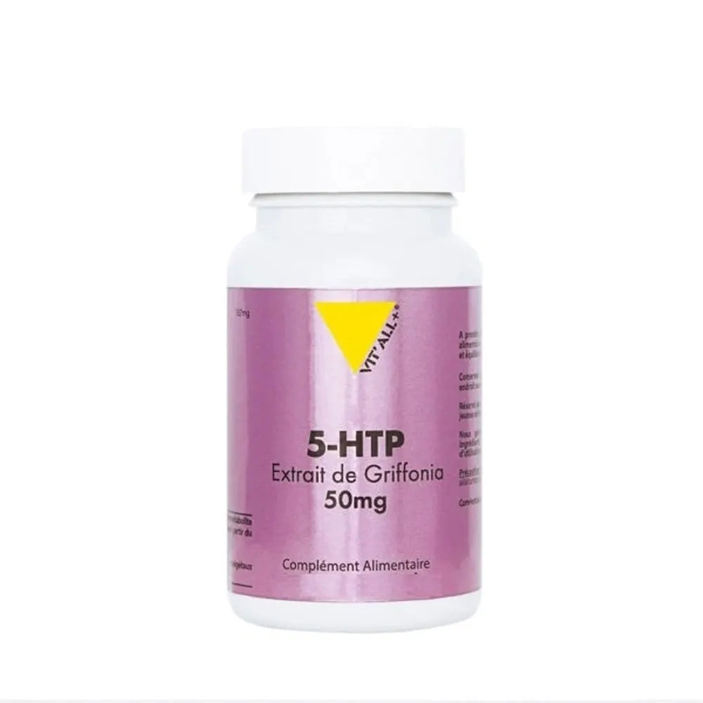 Vit'All+ 5-HTP Extrait de Griffonia 50MG – 30 Gélules