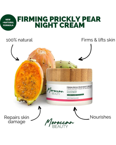 Moroccan Beauty Prickly Pear Night Cream Nourishes and Firms - 50ml