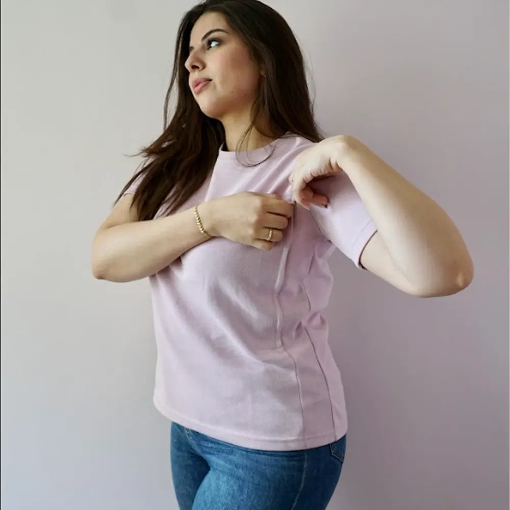 Bambidou Camiseta de Lactancia - Rosa