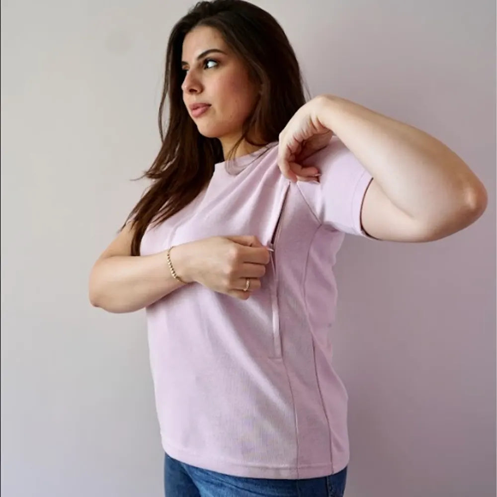 Bambidou Camiseta de Lactancia - Rosa