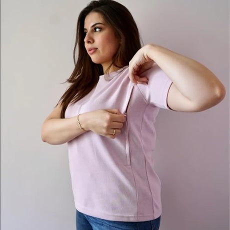 Bambidou Camiseta de Lactancia - Rosa
