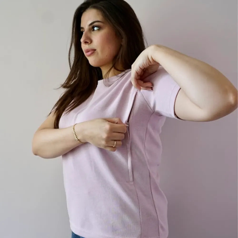 Bambidou Camiseta de Lactancia - Rosa