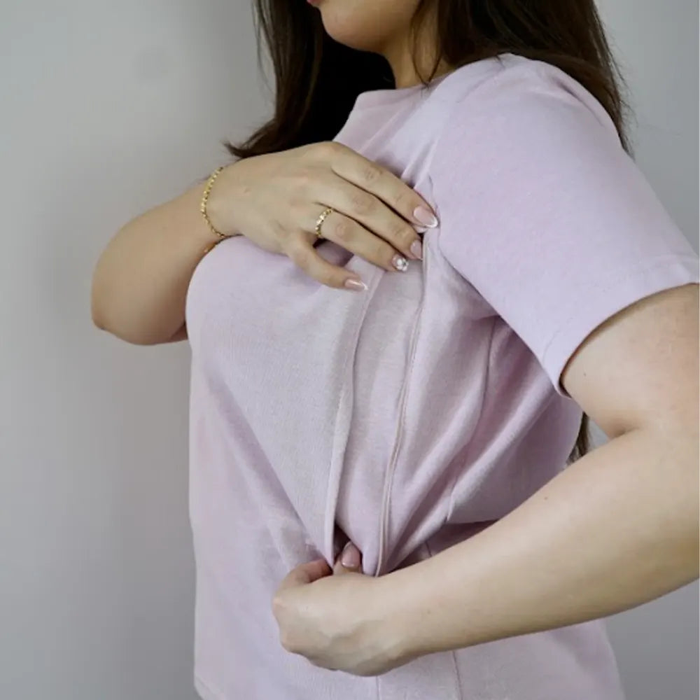 Bambidou Camiseta de Lactancia - Rosa