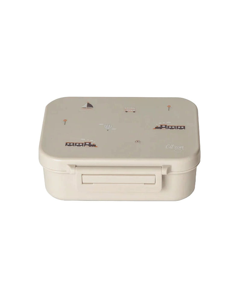 Lunchbox Tritan 3 Compartiments Citron - Véhicules