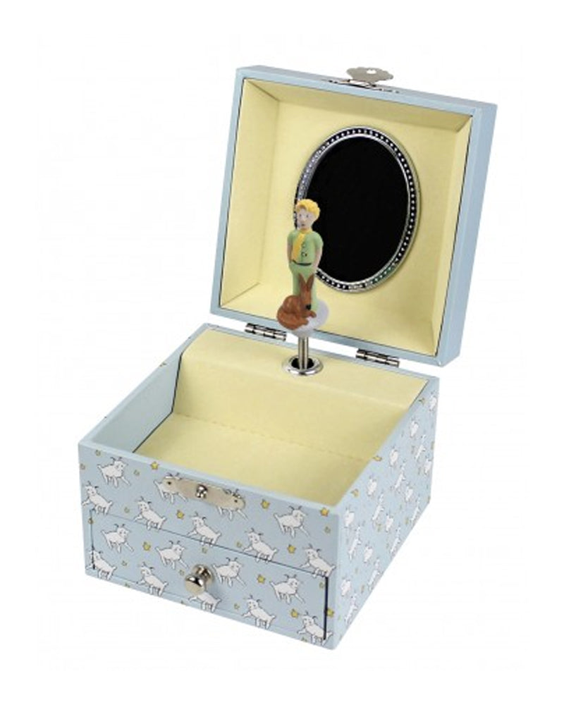 Caja de música Trousselier Little Prince Cubo fosforescente - Azul cielo