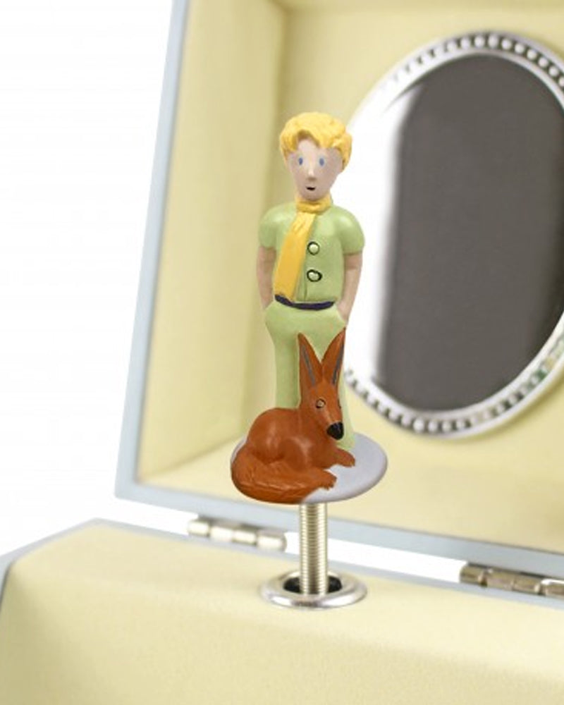 Caja de música Trousselier Little Prince Cubo fosforescente - Azul cielo