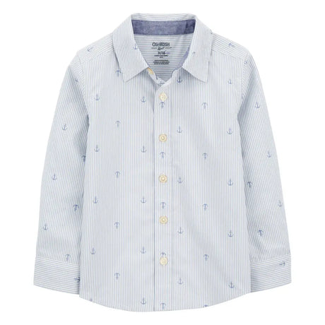 Chemise Boutonnée Oshkosh - Ancre Bleu