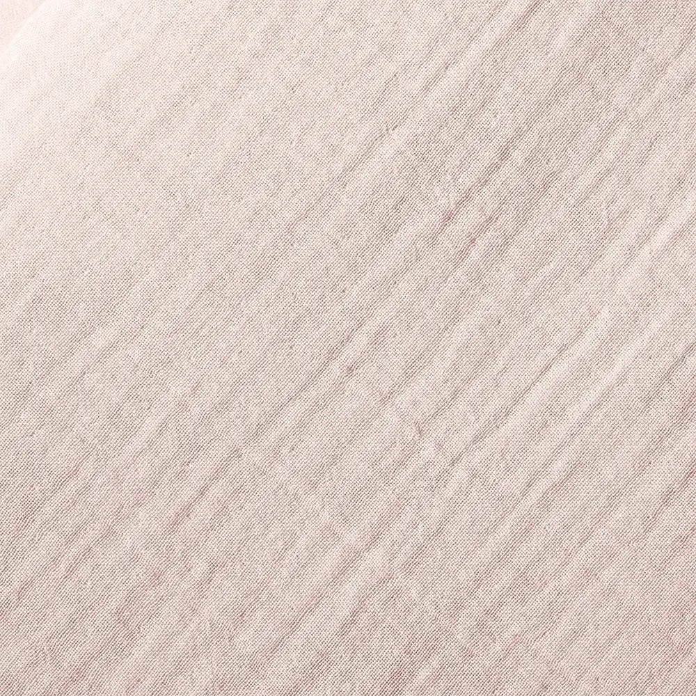 Bambidou Drap Housse 140x70 cm - Gaze de Coton Rose Clair