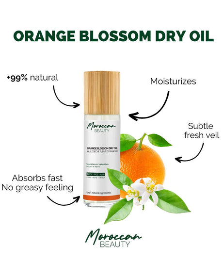 Moroccan Beauty Huile Sèche Fleur d'Oranger - 100ml